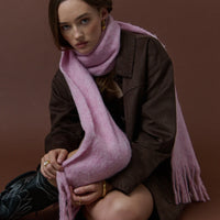 Betty Fluffy Scarf Pink