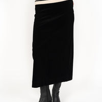 Billie Cord Skirt Midnight