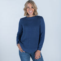 Bindi Side Zip Knit Cobalt