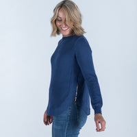 Bindi Side Zip Knit Cobalt