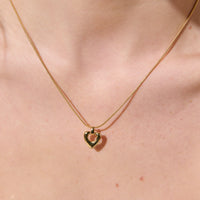 Tania Heart 18K Gold Plated Necklace