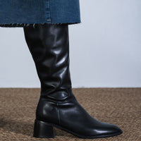Wyoming Knee Length Boot Black