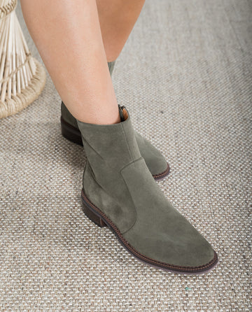 Karina Ankle Boot Artichoke Suede - ONLINE ONLY