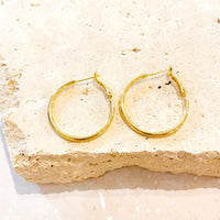 30mm Classic Hoop 18K Gold Coated Earring