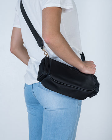 Alisa Radio Shoulder Bag Black