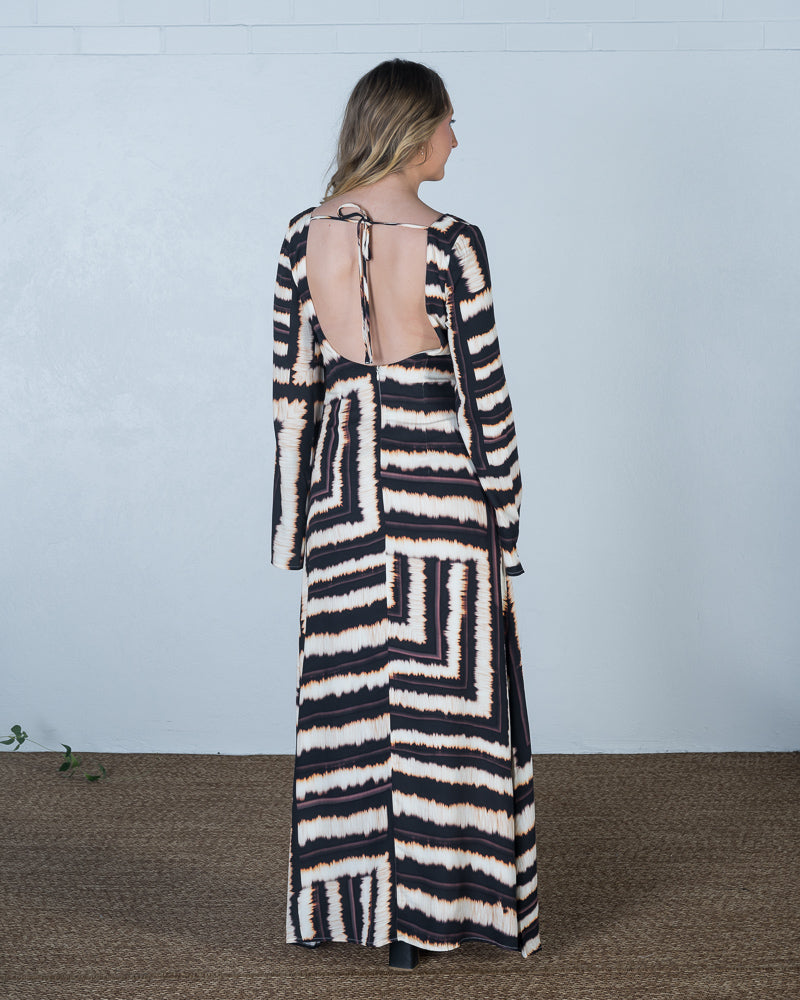 Azure Maxi Dress Noria Print