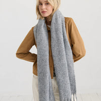 Betty Fluffy Scarf Grey