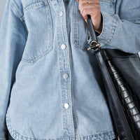 Bobbie Denim Shacket Light Wash