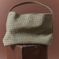 Calla Woven Handbag Olive