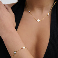 Clover 18K Gold Plated Necklace