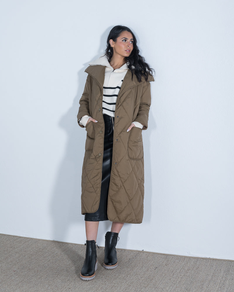 Corey Puffer Jacket Toffee ONLINE ONLY