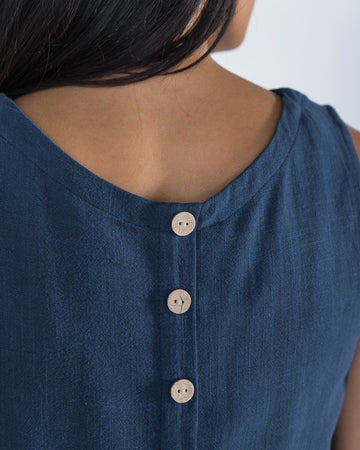Drew Shell Top Navy - ONLINE ONLY