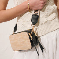 Ebony Summer Crossbody Bag Beige/Black