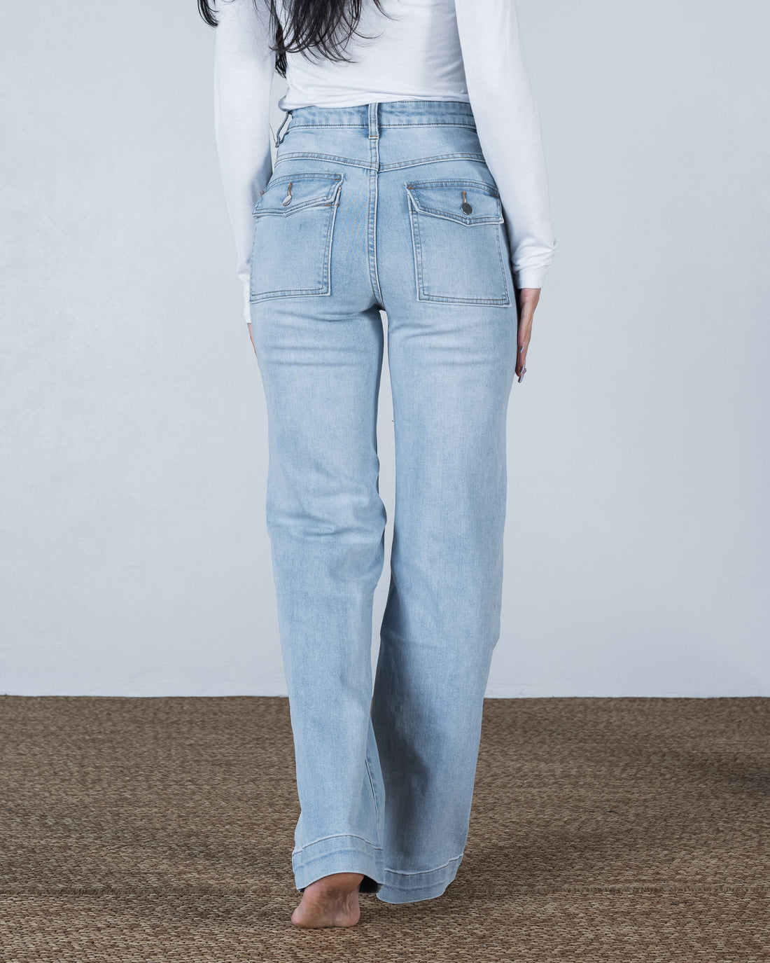 Eden Wide Leg Jean Light Wash