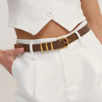 Eva Classic Belt Tan