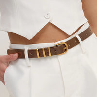 Eva Classic Belt Tan