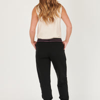 French Terry Everyday Pant Black