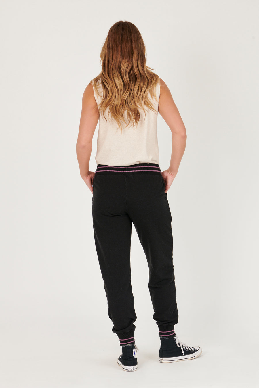 French Terry Everyday Pant Black