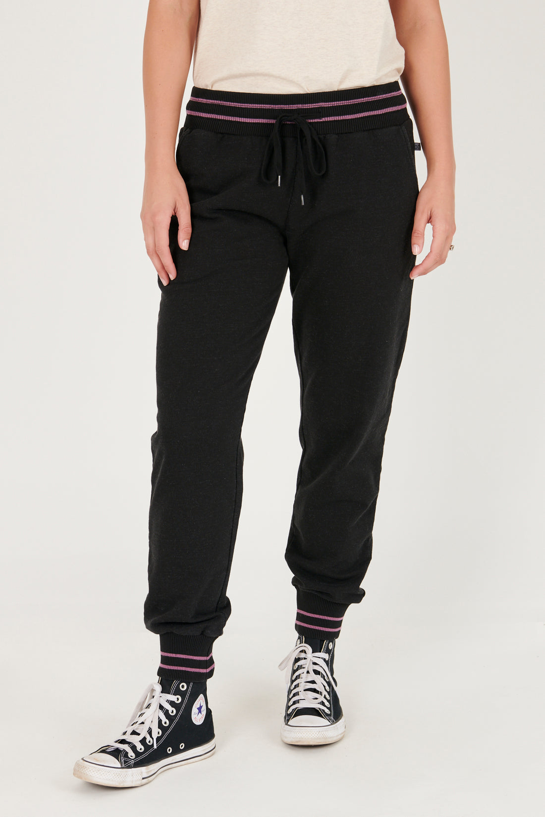 French Terry Everyday Pant Black