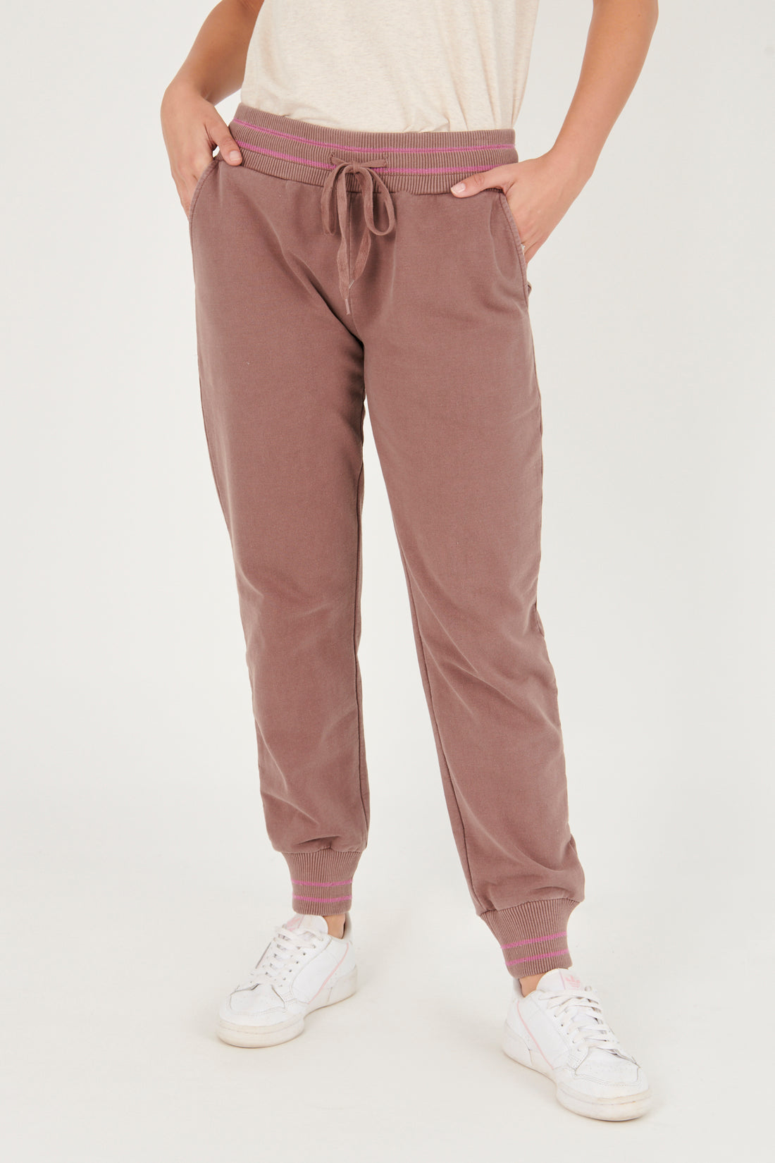 French Terry Everyday Pant Chocolate