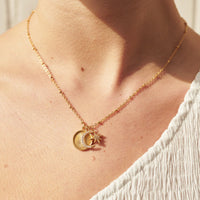 Gala 18K Gold Plated Charm Necklace