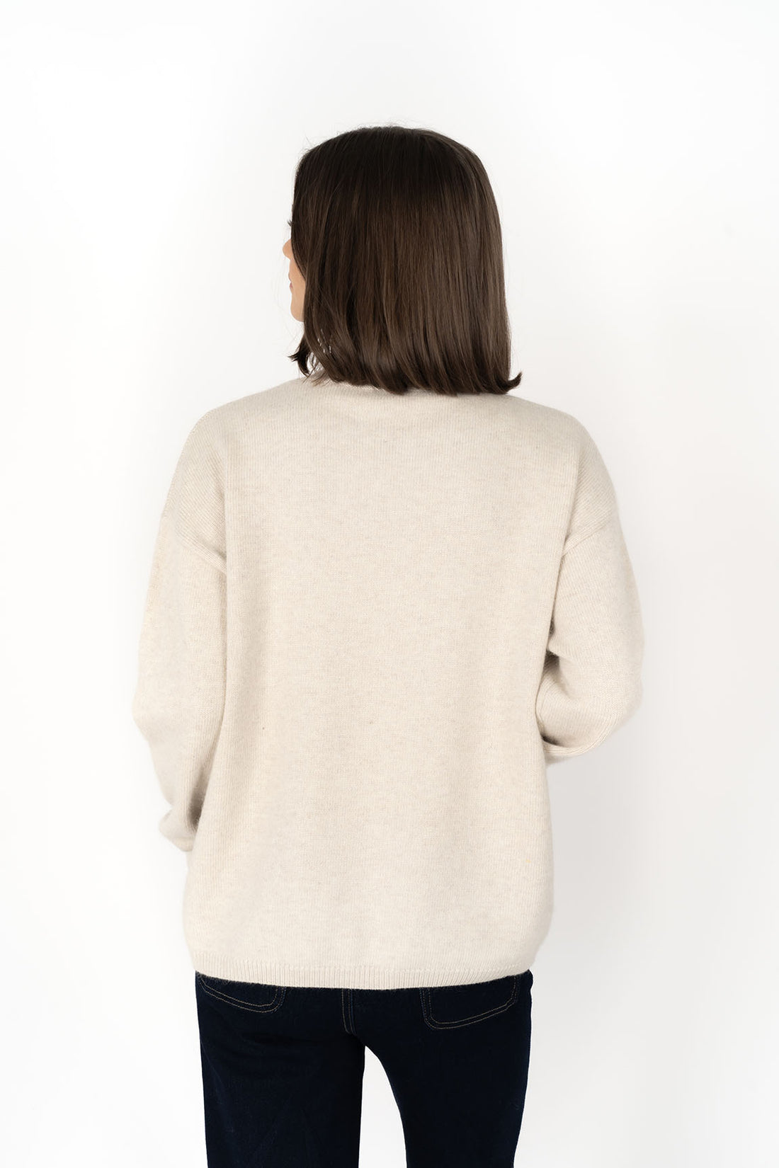 Knox Zip Knit Almond