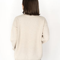 Knox Zip Knit Almond