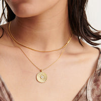 Helios Gold Plated Necklace