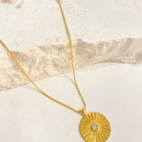 Helios Gold Plated Necklace