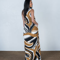 Katika Maxi Dress Pantina Caramel