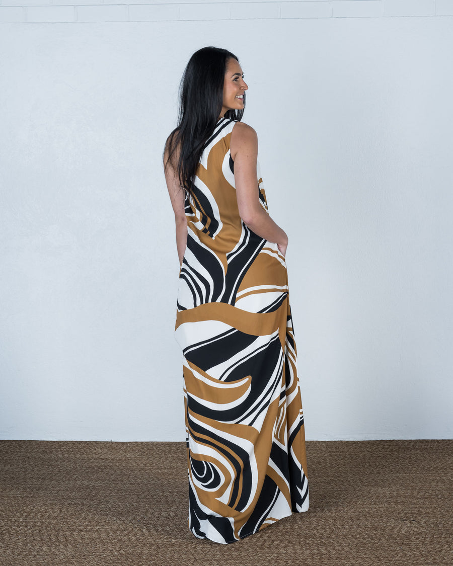 Katika Maxi Dress Pantina Caramel