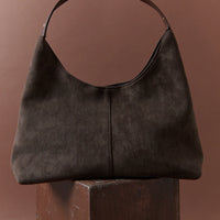 Kenny Faux Suede Bag Chocolate