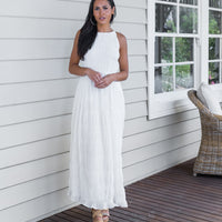 Keziah Maxi Dress White