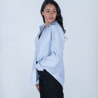 Lacey Striped Shirt Blue/White