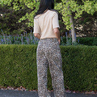 Leopard Print Jeans