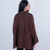 Lorinda High Neck Knit Chocolate ONLINE ONLY