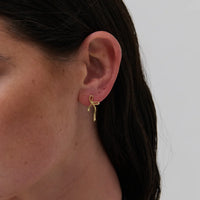 Maison Bow 18K Gold Earrings