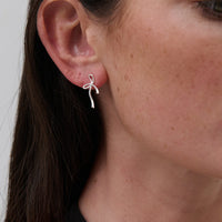 Maison Bow Sterling Silver Earring