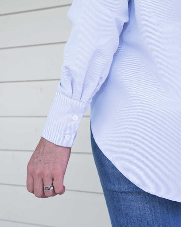 Nila Striped Shirt Blue/White