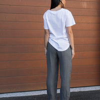 Relaxed Linen Pant Charcoal