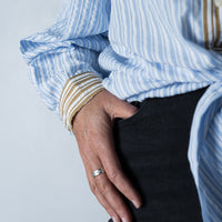 Relaxed Striped Shirt Blue/White