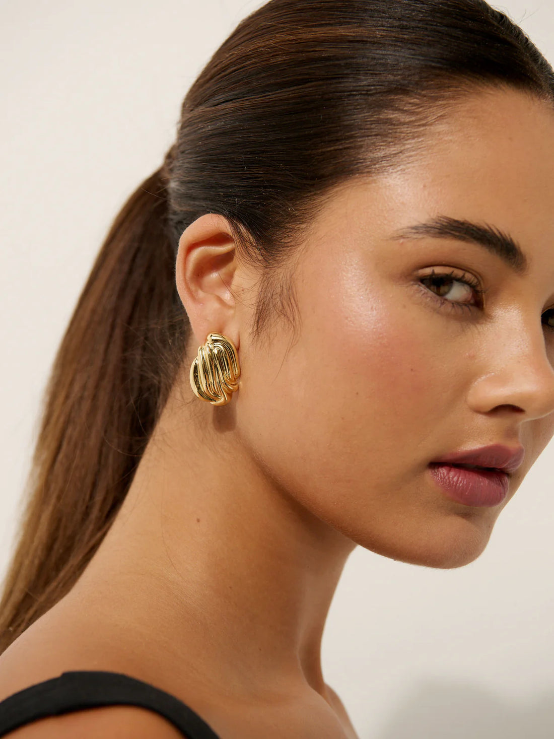 Rita Vintage 18K Gold Plated Earrings