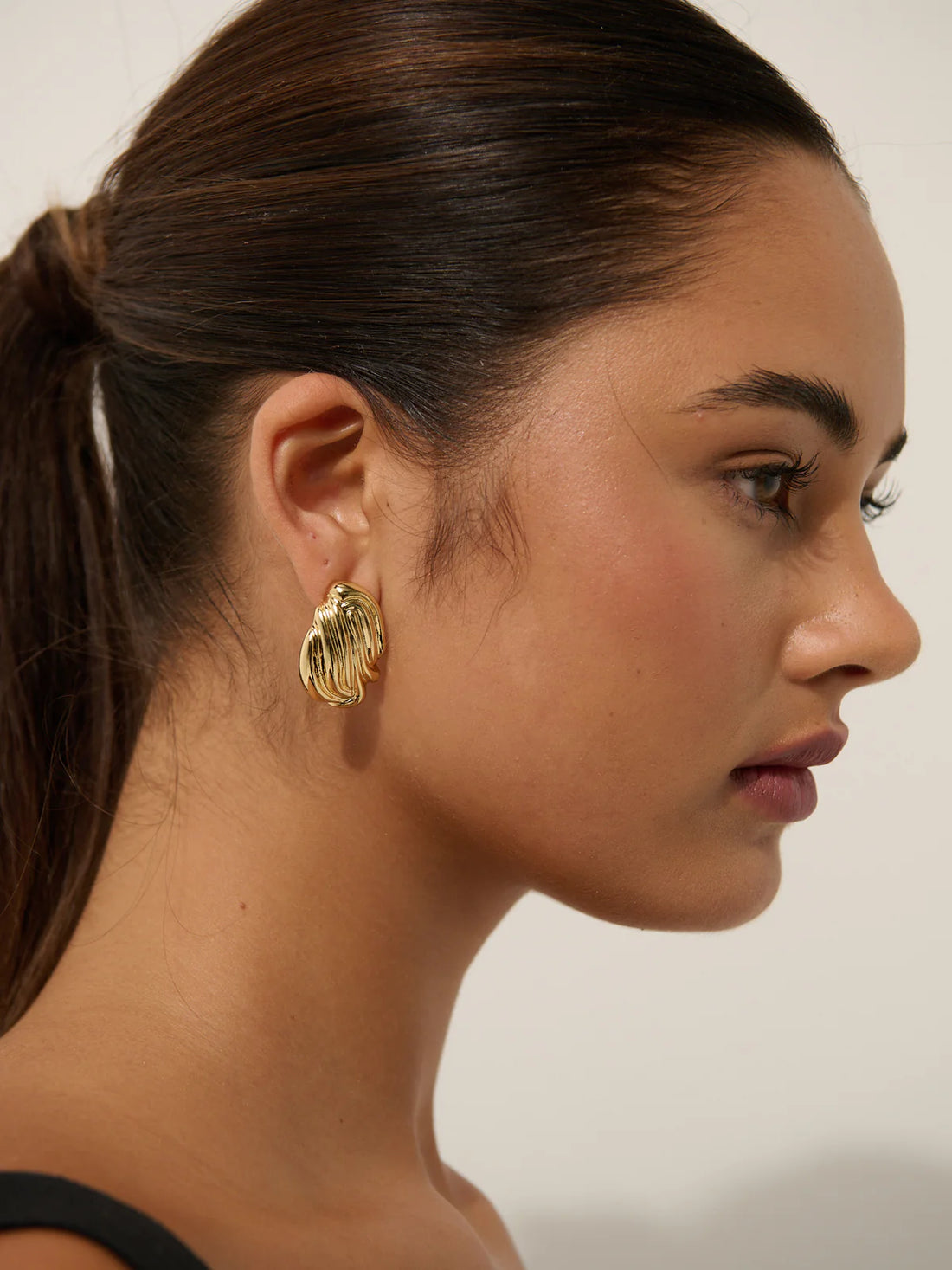 Rita Vintage 18K Gold Plated Earrings