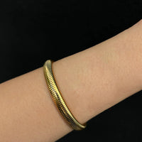 Snake Chain 18K Gold Plated Bracelet