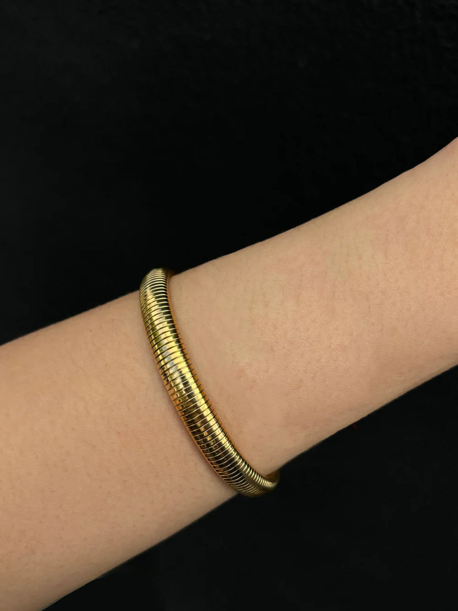 Snake Chain 18K Gold Plated Bracelet