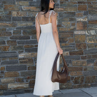 Stacey Midi Dress Oatmeal