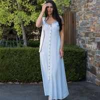 Stacey Midi Dress Pale Blue