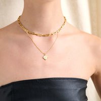 Stella Layered 18K Gold Plated Necklace Gold