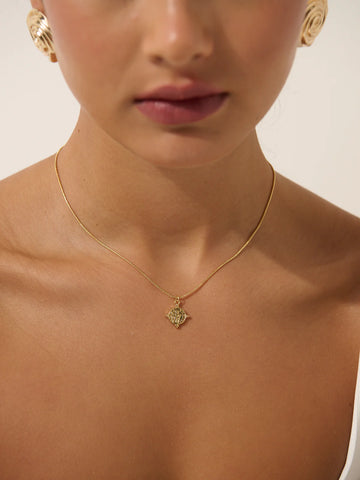 Stella Layered 18K Gold Plated Necklace Gold