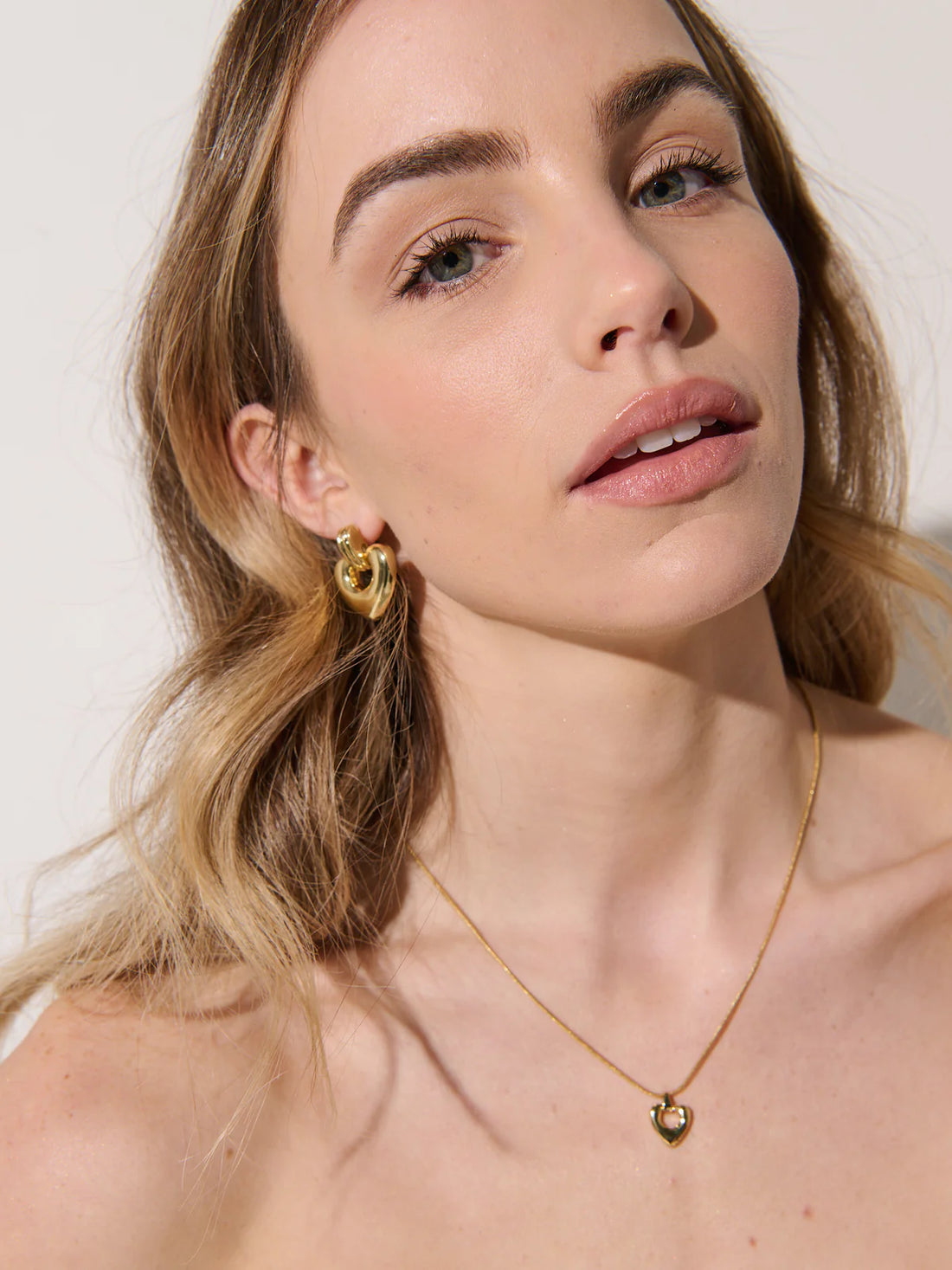 Tania Heart 18K Gold Plated Necklace